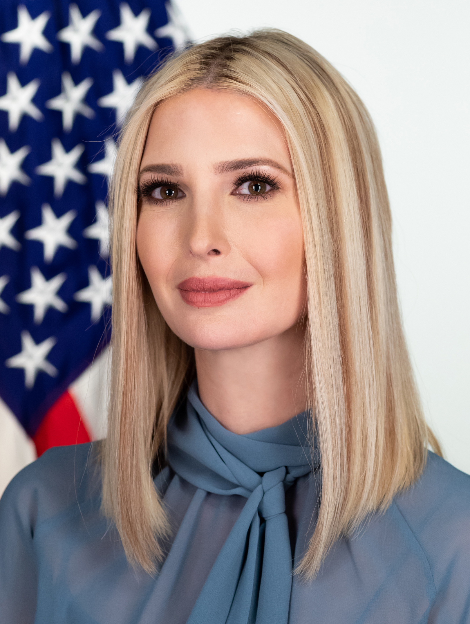 Ivanka Trump has an updated official portrait taken in the Eisenhower Executive Office Building of the White House Wednesday, Feb. 12, 2020. (Official White House Photo by Andrea Hanks)