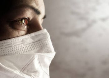 Women with safety mask from coronavirus. Covid-19 outbreak around the world